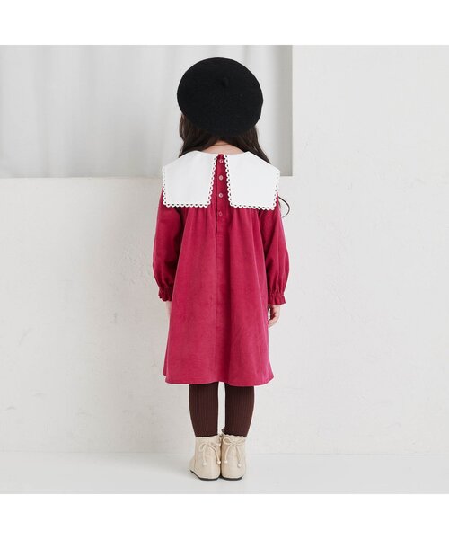 apres les cours（アプレレクール）の「いちご襟刺繍チェック