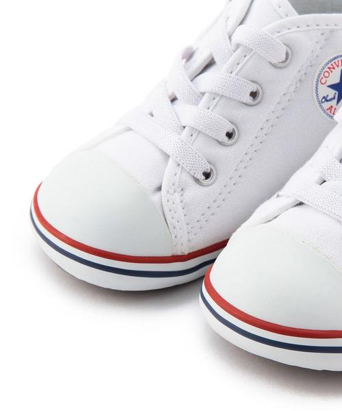 green label relaxing（グリーンレーベルリラクシング）の「[CONVERSE]コンバース ALLSTAR GIFTBOX 12cm～13ｃｍ（スニーカー・キッズ・ホワイト・13cm/12cm）」の5枚目の写真