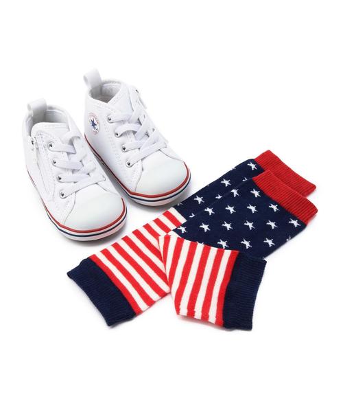 green label relaxing（グリーンレーベルリラクシング）の「[CONVERSE]コンバース ALLSTAR GIFTBOX 12cm～13ｃｍ（スニーカー・キッズ・ホワイト・13cm/12cm）」の7枚目の写真