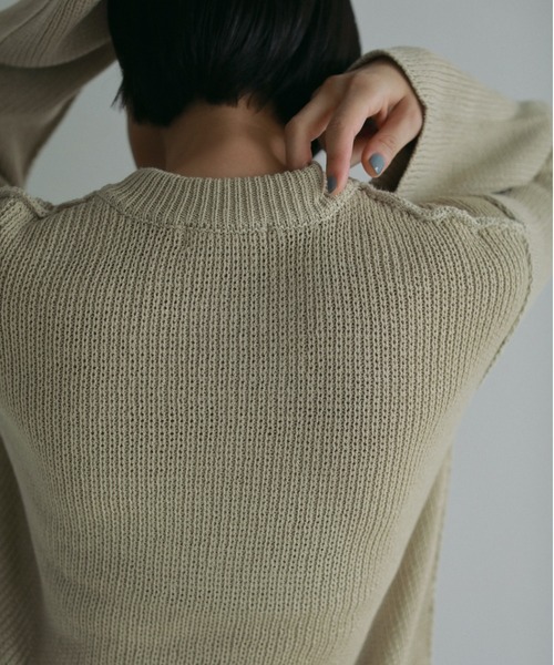 アンヌーク　Lowgauge Short Knit ベージュ アンヌーク Lowgauge Short Knit ベージュ - メルカリ