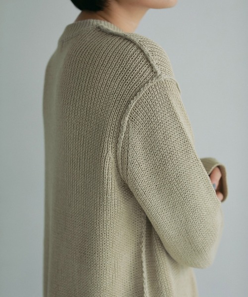 anuke(アンヌーク)の「Crewneck Lowgauge Knit(ニット/セーター・レディース・ミント/ベージュ/アイボリー・FREE)」の12枚目の写真