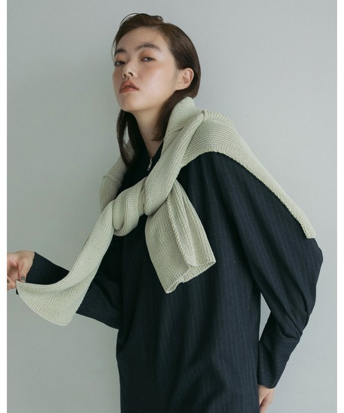 anuke(アンヌーク)の「Crewneck Lowgauge Knit(ニット/セーター・レディース・ミント/ベージュ/アイボリー・FREE)」の14枚目の写真