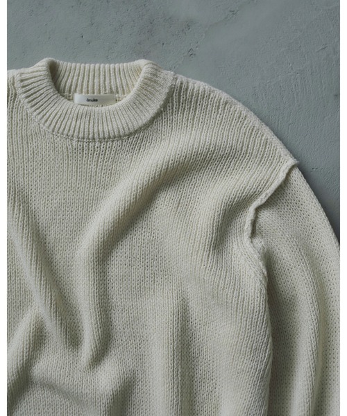 anuke(アンヌーク)の「Crewneck Lowgauge Knit(ニット/セーター・レディース・ミント/ベージュ/アイボリー・FREE)」の19枚目の写真