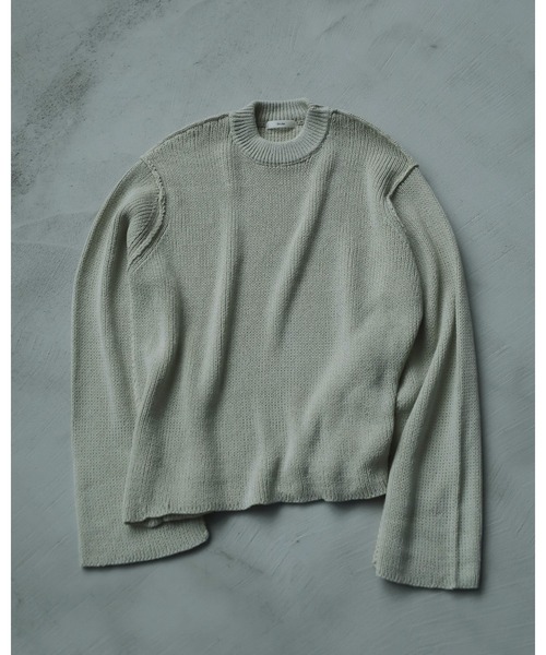 anuke(アンヌーク)の「Crewneck Lowgauge Knit(ニット/セーター・レディース・ミント/ベージュ/アイボリー・FREE)」の20枚目の写真