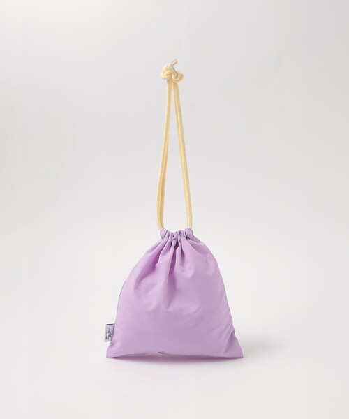 green label relaxing(グリーンレーベルリラクシング)の「【別注】<Robert P. Miller> 巾着 バッグ(Sサイズ) / キッズ(エコバッグ/サブバッグ・キッズ・ライトブルー/ライラック・FREE)」の4枚目の写真