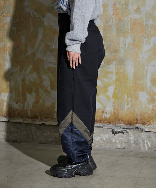 CIAOPANIC（チャオパニック）の「【mi-ry by CIAOPANIC】ナイロン切り替えパンツ（その他パンツ・レディース・ブラック/オリーブ・LARGE/MEDIUM）」の14枚目の写真