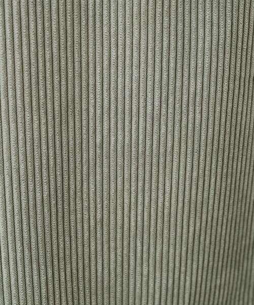 Cutie Blonde（キューティーブロンド）の「◆【S-LL/体型カバー】異素材コーデュロイトップス（Tシャツ/カットソー・レディース・グリーン系/ブラウン系その他/アイボリー・04/03/02/01）」の11枚目の写真