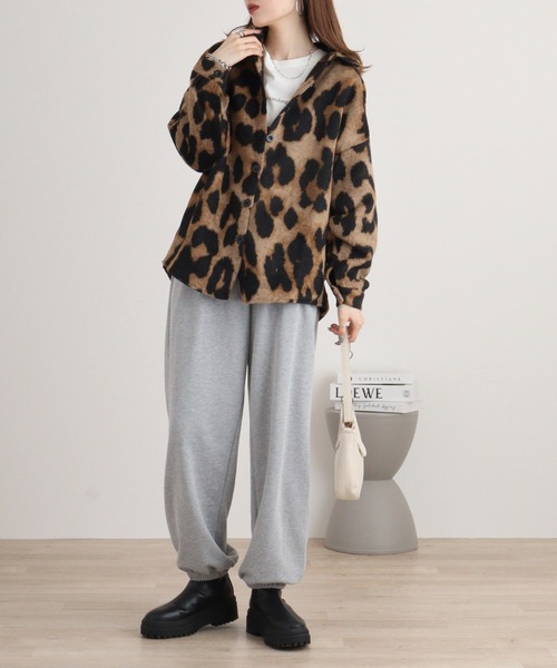 【セール】RELACLO select 起毛レオパード柄シャツジャケット（その他アウター）｜FUNALIVE（ファンアライブ）