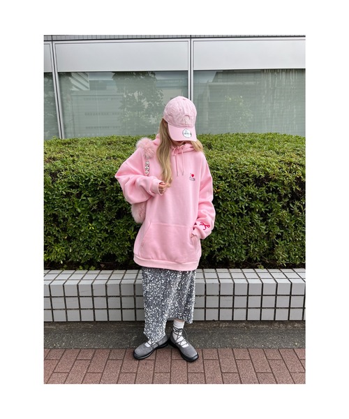 ◆GUAPI◆サイボーグピンクパーカー ◇Kakazzy◇ フルジップパーカー ピンク 送料込 (パーカー