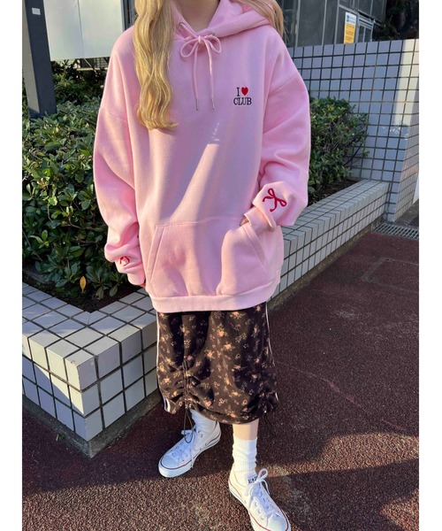 WC（ダブル シー）の「【販売店舗限定★】 I LOVEパーカー（パーカー・レディース・グレー/ピンク・FREE）」の21枚目の写真