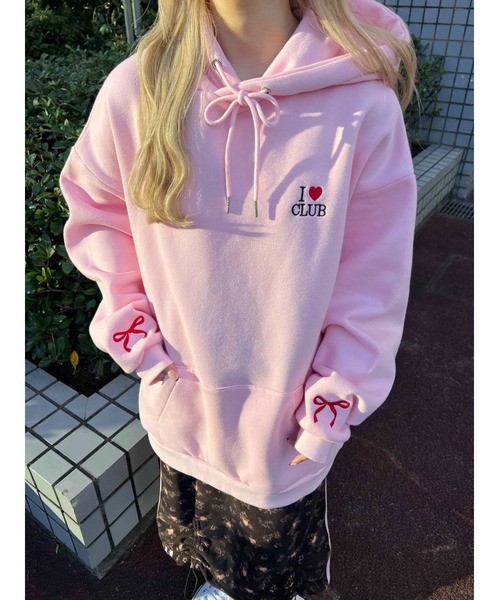 WC（ダブル シー）の「【販売店舗限定☆】 I LOVEパーカー（パーカー