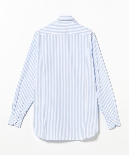 BRILLA per il gusto（ブリッラペルイルグースト）の「コットン ロンドンストライプ ワイドカラーシャツ（シャツ/ブラウス・メンズ・サックスブルー/ブルー・15 /14.5/15.75/16/15.5/16.5/17）」の7枚目の写真
