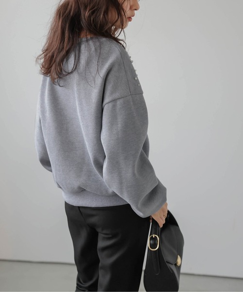 セール】裏起毛 ランダムパール スウェット（スウェット）｜SUGAR