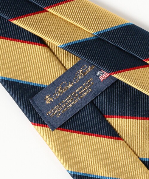 BEAMS F(ビームスエフ)の「Brooks Brothers / レップストライプ ネクタイ(ネクタイ・メンズ・ワイン/グリーン/イエロー・ONE SIZE)」の8枚目の写真