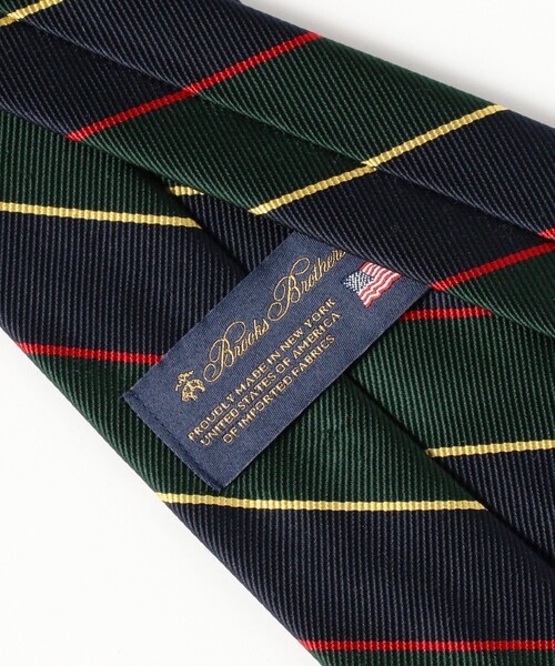 BEAMS F(ビームスエフ)の「Brooks Brothers / レップストライプ ネクタイ(ネクタイ・メンズ・ワイン/グリーン/イエロー・ONE SIZE)」の11枚目の写真