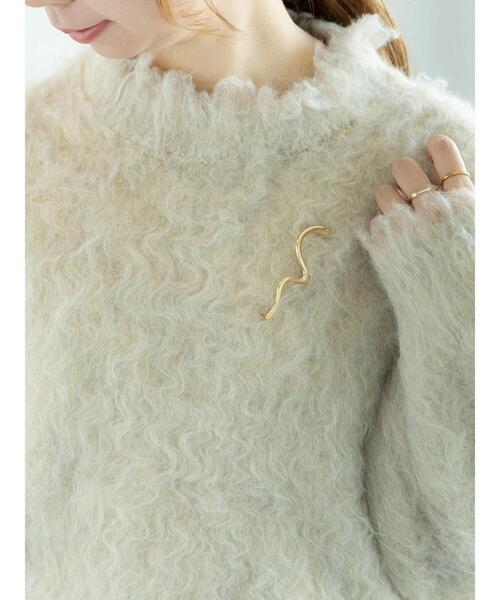 Te chichi(テチチ)の「ウェービーブローチ(ネックレス・レディース・シルバー/ゴールド・F)」の3枚目の写真