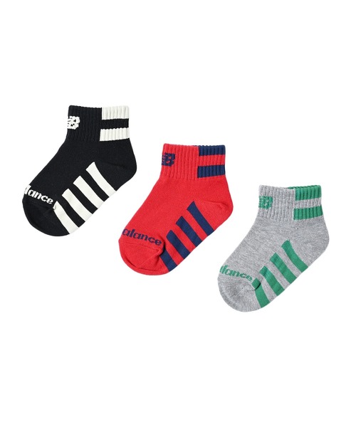 NEW BALANCE（ニューバランス）の「ボーイズ3Pソックス（ソックス/靴下・キッズ・その他3/その他2/その他/その他4・ONE SIZE）」の3枚目の写真
