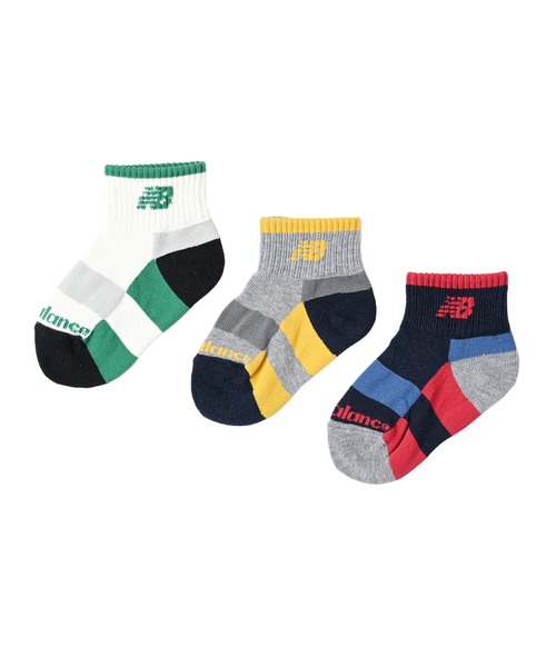 NEW BALANCE（ニューバランス）の「ボーイズ3Pソックス（ソックス/靴下・キッズ・その他3/その他2/その他/その他4・ONE SIZE）」の4枚目の写真