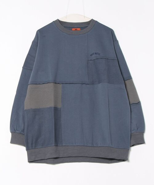 裏毛切り替えゆるチュニック（スウェット）｜KRIFF MAYER Lady's Collection（クリフメイヤーレディースコレクション） 7,590円