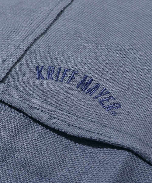 KRIFF MAYER Lady's Collection（クリフメイヤーレディースコレクション）の「裏毛切り替えゆるチュニック（スウェット・レディース・ネイビー/レンガ/サックスブルー/グレー・MEDIUM/LARGE）」の16枚目の写真