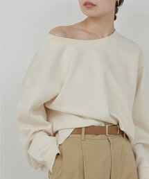 GALLARDAGALANTE | 【使用禁止!!】ボートネックスウェット(Tシャツ/カットソー)