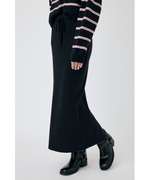 MOUSSY(マウジー)の「PENCIL ニットスカート(スカート・レディース・アイボリー/チャコールグレー/ブラック・FREE)」の7枚目の写真