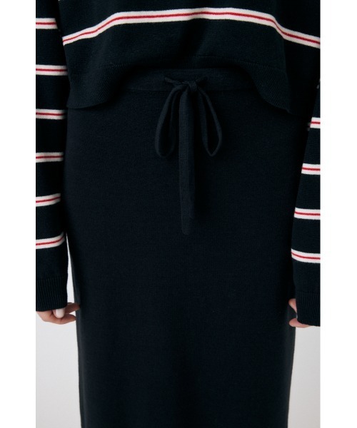 MOUSSY(マウジー)の「PENCIL ニットスカート(スカート・レディース・アイボリー/チャコールグレー/ブラック・FREE)」の12枚目の写真