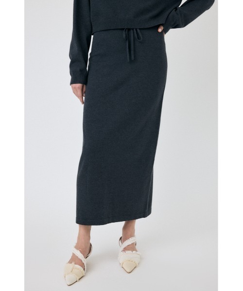 MOUSSY(マウジー)の「PENCIL ニットスカート(スカート・レディース・アイボリー/チャコールグレー/ブラック・FREE)」の21枚目の写真