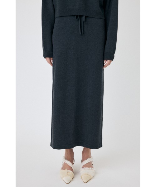 MOUSSY(マウジー)の「PENCIL ニットスカート(スカート・レディース・アイボリー/チャコールグレー/ブラック・FREE)」の22枚目の写真