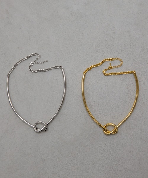 AIC.（エーアイシー）の「ノットデザインチョーカー（チョーカー・レディース・シルバー/ゴールド・FREE）」の3枚目の写真