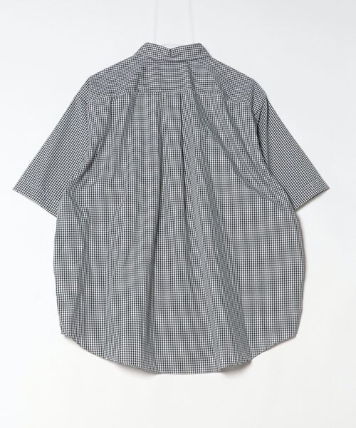 DANTON(ダントン)の「DANTON/ダントン ドットボタンボタンダウンシャツ DOT BUTTON B.D. SHIRT SHORT SLEEVE DT-B0337 POD(シャツ/ブラウス・レディース・サックスブルー/ブラック/ホワイト・40/42)」の4枚目の写真