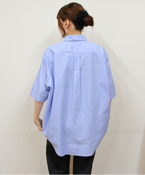【試着】 DANTON ドットボタンボタンダウンシャツ SAX BLUE 40 DANTON/ダントン ドットボタンボタンダウンシャツ DOT BUTTON