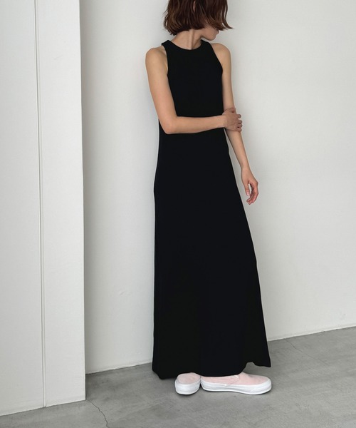 CANAL JEAN(キャナルジーン)の「Miller カップ付アメスリワンピース(ワンピース・レディース・ブラック/グレー系その他・ONE SIZE)」の13枚目の写真