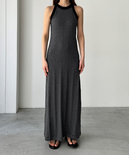 CANAL JEAN(キャナルジーン)の「Miller カップ付アメスリワンピース(ワンピース・レディース・ブラック/グレー系その他・ONE SIZE)」の14枚目の写真