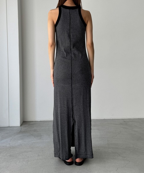 CANAL JEAN(キャナルジーン)の「Miller カップ付アメスリワンピース(ワンピース・レディース・ブラック/グレー系その他・ONE SIZE)」の4枚目の写真