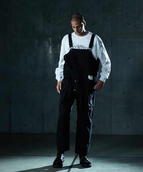 VIRGO ヴァルゴ オーバーオール 裾リブ スウェットポケット