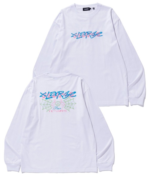 国内配送★XLARGE★PEACE NETWORKS L/S TEE 3色 PEACE NETWORKS L/S TEE（Tシャツ/カットソー）｜XLARGE