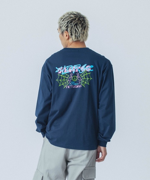 国内配送★XLARGE★PEACE NETWORKS L/S TEE 3色 国内配送☆XLARGE☆PEACE NETWORKS L/S TEE 3色