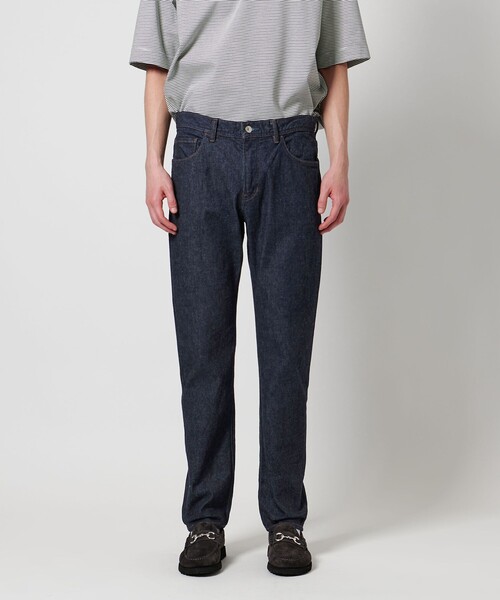 UNITED ARROWS（ユナイテッドアローズ）の「オーセンティック ユーロテーパード 5ポケット デニムパンツ（デニムパンツ・メンズ・ホワイト/ネイビー・XL/S/L/M）」の6枚目の写真