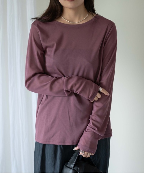 シアーロングTシャツ（日本製/Japan）ロンT