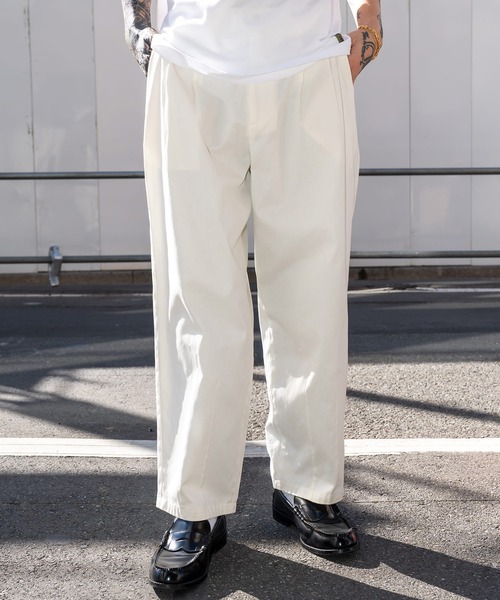 2tack wide balloon pants（チノパンツ）｜Subciety