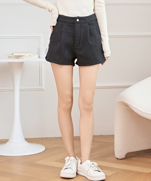 Lace Ladies(レースレディース)の「ウールライク サイド スリット ショート パンツ(その他パンツ・レディース・ライトグレー/ブラウン/ブラック・M/S/XL)」の20枚目の写真