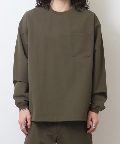 MMMM（エムエムエムエム）の「MMMM ナイロンストレッチセットアップ/Tシャツ/切替パンツ（セットアップ・メンズ・カーキ/ブラック/ネイビー・M/L）」の14枚目の写真