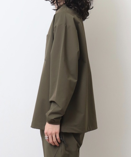 MMMM（エムエムエムエム）の「MMMM ナイロンストレッチセットアップ/Tシャツ/切替パンツ（セットアップ・メンズ・カーキ/ブラック/ネイビー・M/L）」の15枚目の写真