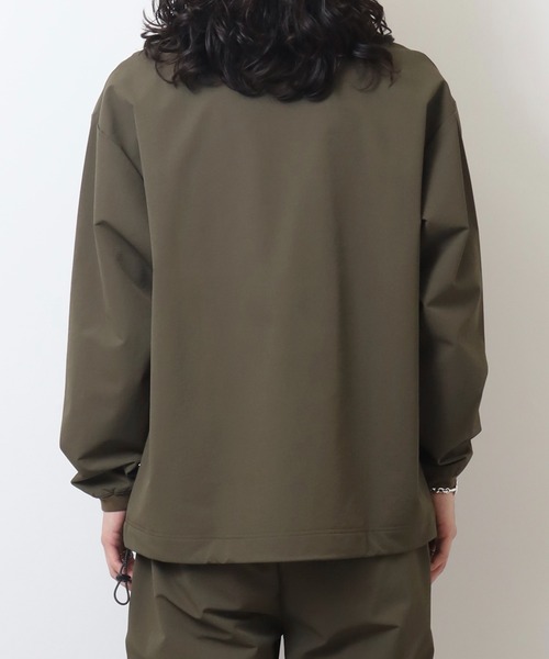 MMMM（エムエムエムエム）の「MMMM ナイロンストレッチセットアップ/Tシャツ/切替パンツ（セットアップ・メンズ・カーキ/ブラック/ネイビー・M/L）」の16枚目の写真