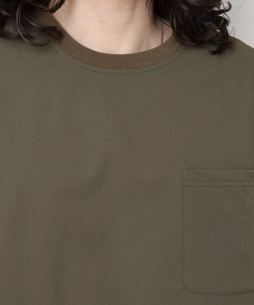 MMMM（エムエムエムエム）の「MMMM ナイロンストレッチセットアップ/Tシャツ/切替パンツ（セットアップ・メンズ・カーキ/ブラック/ネイビー・M/L）」の17枚目の写真