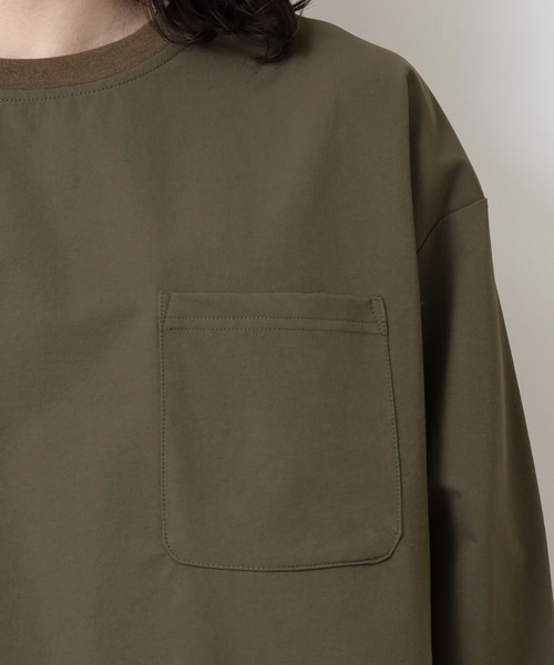 MMMM（エムエムエムエム）の「MMMM ナイロンストレッチセットアップ/Tシャツ/切替パンツ（セットアップ・メンズ・カーキ/ブラック/ネイビー・M/L）」の18枚目の写真