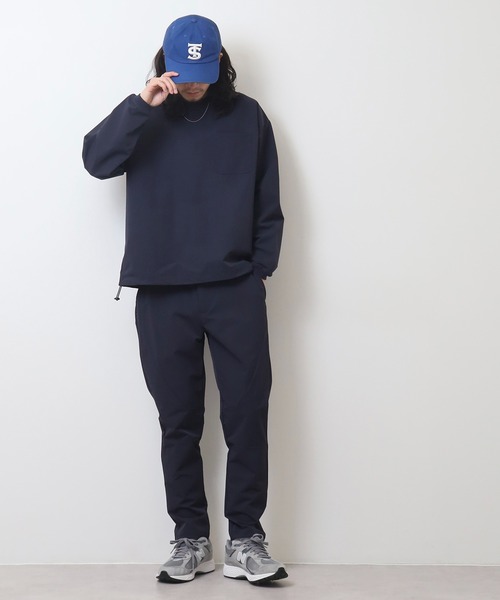 MMMM（エムエムエムエム）の「MMMM ナイロンストレッチセットアップ/Tシャツ/切替パンツ（セットアップ・メンズ・カーキ/ブラック/ネイビー・M/L）」の10枚目の写真