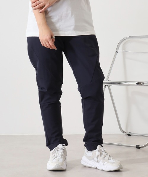 MMMM（エムエムエムエム）の「MMMM ナイロンストレッチセットアップ/Tシャツ/切替パンツ（セットアップ・メンズ・カーキ/ブラック/ネイビー・M/L）」の4枚目の写真