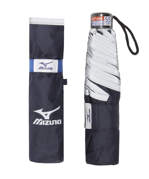 MIZUNO(ミズノ )の「キッズ 耐風 反射テープ 折りたたみ傘 "無地"(折りたたみ傘・キッズ・ブルー系その他3/ブラック/ダークブルー・FREE)」の9枚目の写真